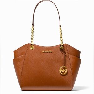 Michael Kors Jet Set Large Saffiano Leather Shoulder Bag